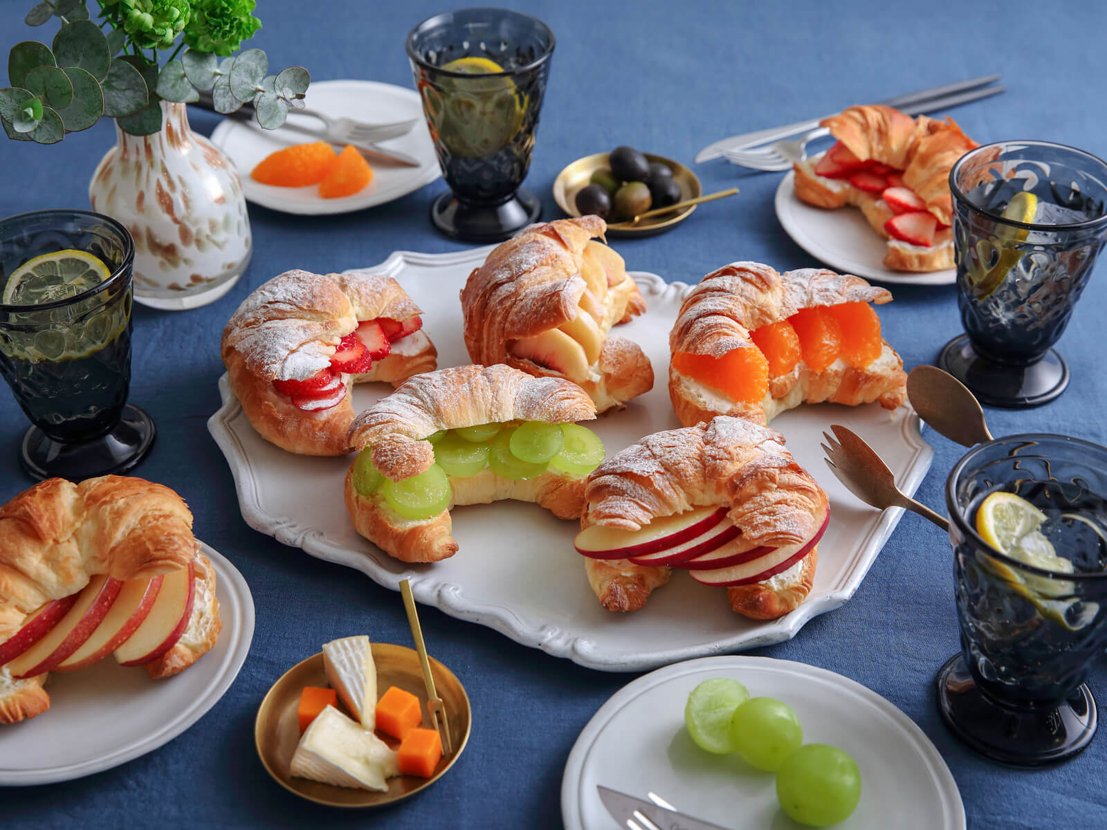Japanese Fruit Croissants