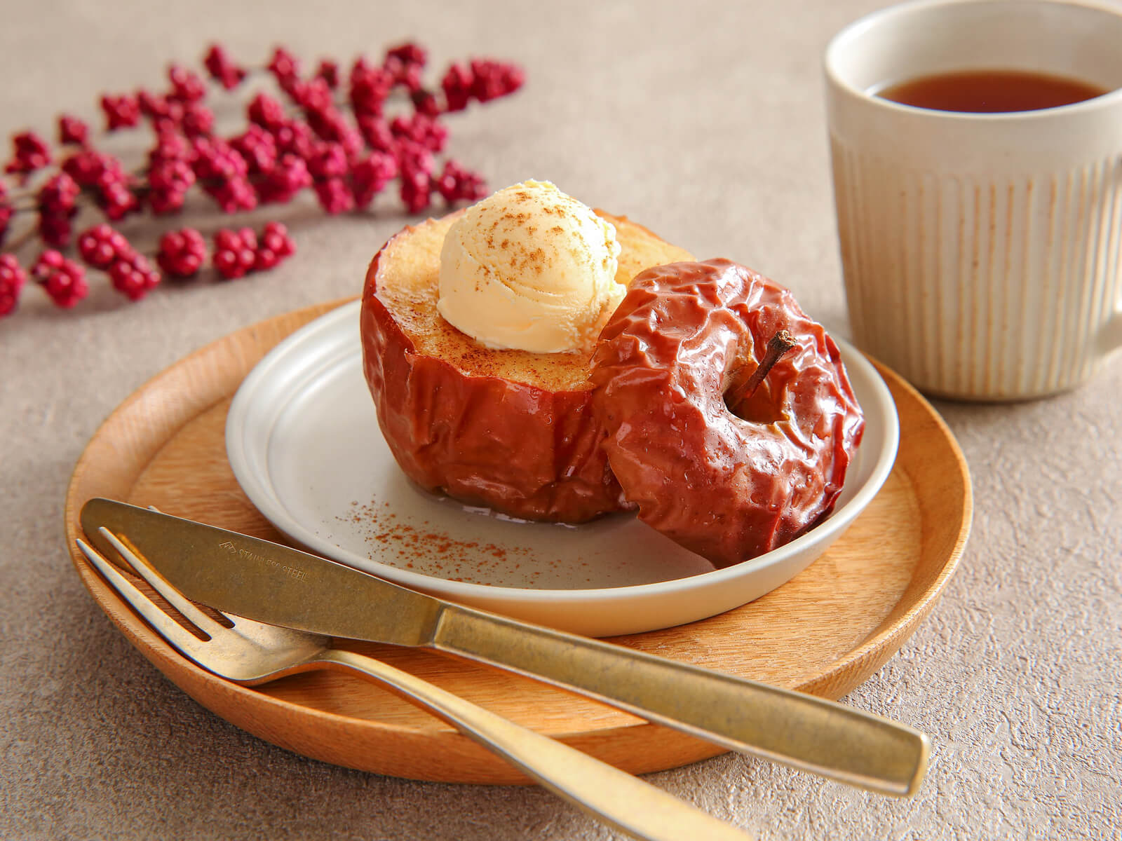 whole baked apple